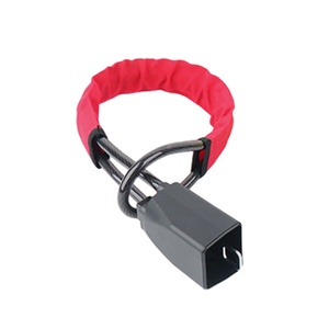 Bloqueo de Volante para Auto con Conector para Cinturón de Seguridad, Cuerda de Acero para Camioneta, SUV, Van, RV, con 3 Llaves, Dispositivo Universal Antirrobo - Product Image 1