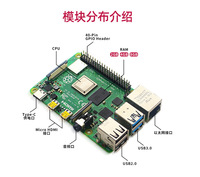 Raspberry Pi 5 2GB 4GB Placa de Desarrollo de Computadora de Placa Única para IoT o Dispositivos Inteligentes