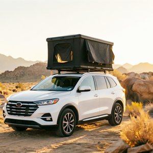 Carpa de Techo Ultra Delgada para Overlanding, Carpa de Techo Rígida de Aleación de Aluminio Impermeable para <span class=keywords><strong>4</strong></span> Personas con Escalera para Exteriores - Product Image 3