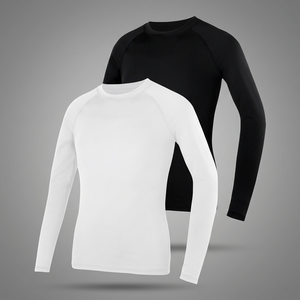 T-shirt de protection solaire respirant à manches longues pour garçons, tissu rafraîchissant, coutures plates, protection solaire, conçu pour les sports nautiques actifs, BJJ - Product Image 3