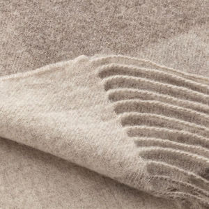 DAHAI 100% manta de lana de cordero suave cálido y acogedor Plaid Fleece Travel Checker mantas 230gsm - Product Image 2