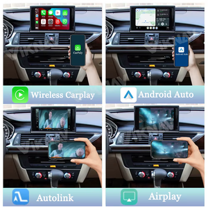 Para <span class=keywords><strong>AUDI</strong></span> A1 A4 <span class=keywords><strong>A5</strong></span> A6 A7 2009-2018 caja de interfaz de decodificador de actualización Android Auto inalámbrico <span class=keywords><strong>Apple</strong></span> <span class=keywords><strong>Carplay</strong></span> Multimedia estéreo pantalla OEM - Product Image 4