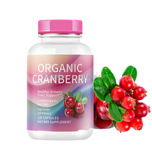 Cápsulas de arándano Suplemento 500mg Etiqueta privada Soporte digestivo vegano Cápsulas de arándano orgánico - Product Image 2