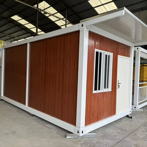 Mini conteneur de vie mobile préfabriqué de luxe de 40 pieds Panneau sandwich de haute qualité Maison en acier Bureau Maison Hôtels Cuisines Boutique - Product Image 1