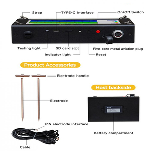<span class=keywords><strong>Detector</strong></span> de Água de Campo Elétrico Natural Série TYM-S 200m Equipamento de Pesquisa Geofísica para Poços Localizador Subterrâneo Garantia de 1 Ano - Product Image 5