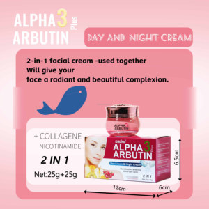 Nouveau Produit Alpha-Arbutine 2-en-1 3 <span class=keywords><strong>Plus</strong></span> 50g, Crème Faciale Raffermissante à <span class=keywords><strong>Base</strong></span> de Collagène avec Alpha-Arbutine comme Ingrédient Principal - Product Image 4