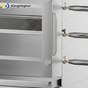Máquina Comercial de Asar Pollos a Gas, Asador Automático de Pollos, Horno de Acero Inoxidable con 7 Varillas para Restaurante - Product Image 6