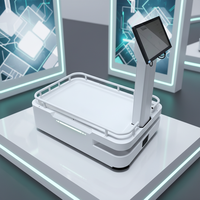 Robot de logistique d'entrepôt : capacité de charge utile de 120 kg, navigation laser AGV/AMR avec évitement visuel des obstacles
