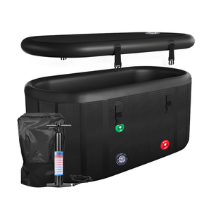 Oferta Especial: Bañera de Hielo Portátil Inflable Ovalada para Recuperación, con Enfriador y Filtro, para Exteriores - Product Image 6