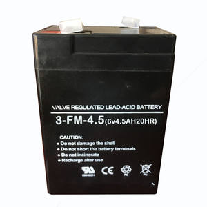 <span class=keywords><strong>แบตเตอรี่</strong></span>ตะกั่วกรด20Ah 24V 4.5AH <span class=keywords><strong>6V</strong></span> เหมาะสำหรับมอเตอร์ไซค์ - Product Image 2