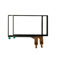 Panel Táctil Capacitivo de Vidrio Multitáctil de 10 Puntos, Resistente al Agua, de 7.0 Pulgadas, para Uso Industrial, Fabricación Directa ODM OEM, MOQ Bajo, Personalizable