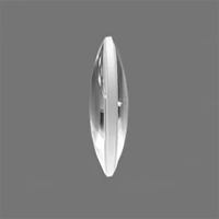Verre optique OEM personnalisable BK7 Quartz K9 silice fondue lentille biconvexe à motif plat pour équipement optique à lumière laser