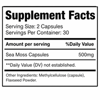Capsules d'algues marines OEM 500mg, soutien immunitaire, digestif et énergétique, marque privée, complément d'algues marines végétalien, 60 gélules pour adultes, certifié HALAL