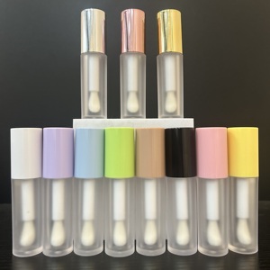 ISMAN ขายส่งหลอดลิปกลอสขนาด 6 มล. แบบแท่งใหญ่ สีโรสโกลด์ เงิน ชมพู ขาว หลายสี รับผลิตแบรนด์ส่วนตัว ขวดลิปกลอสแบบฝ้า - Product Image 1
