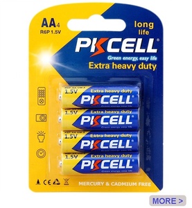 Pkcell <span class=keywords><strong>r6p</strong></span> סופר כבד סוללות aa גודל אצבע סוללה 1.5v תא יבש ראשוני - Product Image 3