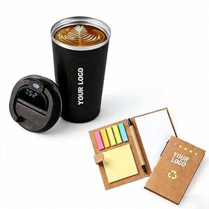 Mug isotherme en acier inoxydable 304 avec affichage de la température intelligent et logo personnalisé, cadeau promotionnel d'entreprise, thermos à café, bouteilles d'eau - Product Image 1