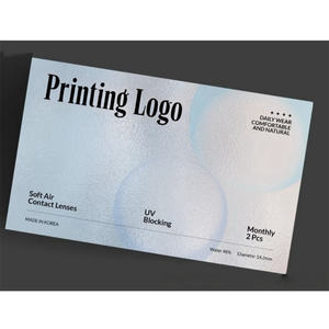 2025 innovata scatola di imballaggio in carta Laser personalizzata per la cura delle lenti a contatto e colore lenti a contatto formato Logo stampato - Product Image 5