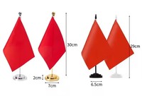 Support de drapeau de table, compatible avec plusieurs types de mât de drapeau