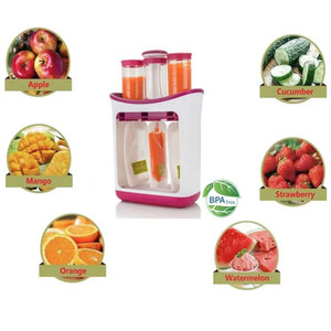 Bolsas Dispensadoras Manuales de Comida para Bebés, Estación de Llenado de Bolsas de Comida Casera para Puré de Bebés, Reutilizables, de PP - Product Image 1