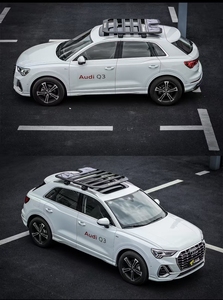 Plateforme de <span class=keywords><strong>porte</strong></span>-bagages de toit en aluminium pour <span class=keywords><strong>Audi</strong></span> <span class=keywords><strong>Q3</strong></span> 8U/F3/F3L 2011-2026, <span class=keywords><strong>porte</strong></span>-bagages avec surface antidérapante pour bagages/équipement de camping - Product Image 3