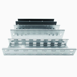 Prix d'usine, construction industrielle, acier galvanisé perforé, type droit, goulotte pour câbles pour la pose de câbles - Product Image 2