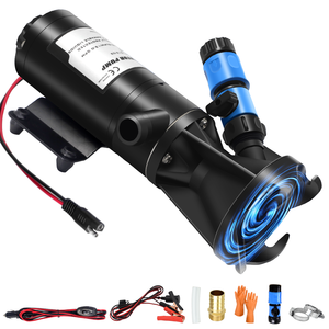 ปั๊มน้ำบาดาลไฟฟ้ากระแสตรง12V 24V 45LPM 12GPM การไหลสูง - Product Image 2