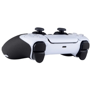 แผ่นยางกันลื่นสีดำรุ่น PlayVital Armored Edition พร้อมปุ่มกดที่ไหล่และสติ๊กเกอร์สำหรับจอย PS5 - Product Image 6