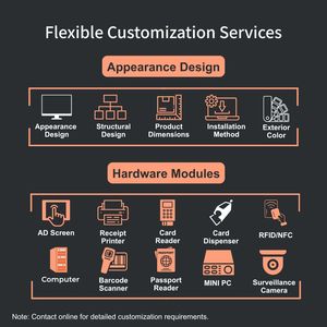 Banca Smart Multi-funzione ATM chiosco per la carta per il deposito in contanti prelevare il trasferimento con funzione di cambio valuta - Product Image 5