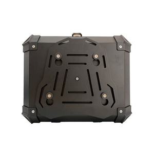 Motorcycle Box Aluminum Custom Motorcycle Storage Tail Top Box Bracket Motorbike Anti-Impact Waterproof Luggage Case Assembly Support Plate Accessories