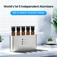 Diffuseur d'arômes électrique intelligent 5-en-1 sans eau à brume froide, élégant pour la maison, appareil de marketing olfactif