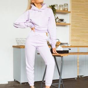 Custom New 2 pezzi pantaloni Set donna, Sport <span class=keywords><strong>in</strong></span> <span class=keywords><strong>pelle</strong></span> pantaloni da Jogging vestito tinta unita Casual autunno Pu giacca/ - Product Image 5