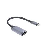 Lot de câble adaptateur USB 3.1 mâle vers femelle, en alliage d'aluminium, haute vitesse 4K, USB type-c vers HDMI, pour moniteur Maxbook et projecteur