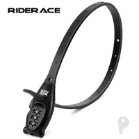 RIDERACE Cadenas à combinaison à 3 chiffres portable pour vélo, trottinette électrique, moto, antivol multifonctionnel pour casque de vélo