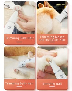 Kit de Cortapelos Eléctrico 4 en 1 para Mascotas, Cortador de Uñas y Pelo Portátil para Perros y Gatos - Product Image 5