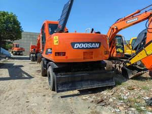 Excavadora de ruedas usadas de marca coreana en buen estado, excavadoras de ruedas usadas de 210W de Doosan en venta a bajo precio - Product Image 3
