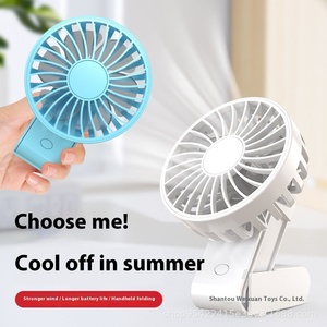 Im Lặng Công Suất Cao <span class=keywords><strong>Mini</strong></span> Cầm Tay USB Sạc <span class=keywords><strong>Fan</strong></span> Đối Với Máy Tính Để Bàn Với 3-Tốc Độ Có Thể Điều Chỉnh Và Có Thể Gập Lại Thiết Kế - Product Image 4