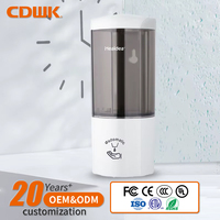 Dispenser Sabun Cair Otomatis 500ml Dinding, LOGO Custom ABS+PC
