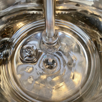 Cuve d'agitation magnétique en acier inoxydable à cisaillement élevé avec agitateur émulsifiant pour le traitement des liquides alimentaires et cosmétiques