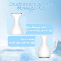 Dispositivo de Belleza Portátil para Compresas Frías Faciales, Masajeador Refrigerante para Lifting Facial y de Cuello, Martillo de Hielo para Calmar la Piel