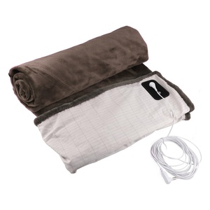 Soft Grey Knitted Flannel Washable Portable <b>Folding</b> Anti-Static Earthing Blanket for Home Hotel Hospital Use <b>Bed</b> Sofa - Product Image 4