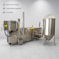 Friteuse industrielle automatique à bande continue pour frites, chips et snacks