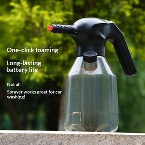 Pulvérisateur de mousse électrique sans fil <span class=keywords><strong>à</strong></span> pompage, pulvérisateur sous pression, distributeur de mousse, en plastique, pour lavage de voiture - Product Image 1
