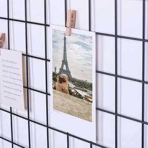 Indah rak topi logam Tampilan Berdiri dinding dipasang <span class=keywords><strong>Panel</strong></span> Grid untuk penggunaan pakaian - Product Image 5