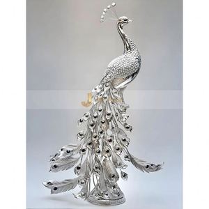 EX005 Escultura Decorativa de Jardín para Exteriores, Acero Inoxidable, Estilo Art Deco, Impermeable, Diseño Multifuncional para Paisajismo - Product Image 1