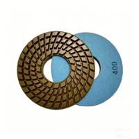 Disque de polissage diamanté en résine JDK 250 mm pour granit, quartz, pierre d'ingénierie - Polissage humide/sec, épaisseur 10 mm, grain 50-3000, OEM