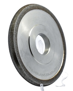 عجلة طحن مطلية بالماس والـ CBN لتلميع المعادن وإزالة الحواف الحادة بقاعدة ألومنيوم - Product Image 2