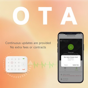 Staniot WiFi Sistema de alarma de seguridad antirrobo para el hogar Inalámbrico 433Mhz Pantalla de visualización de 4,3 pulgadas <span class=keywords><strong>Control</strong></span> táctil completo - Product Image 6