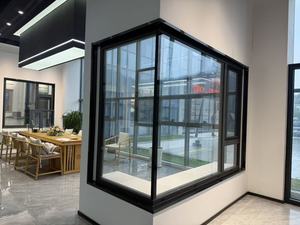 Fenêtre en <span class=keywords><strong>baie</strong></span> en aluminium sécurisée pour les enfants avec coins arrondis et conception anti-choc - Product Image 5