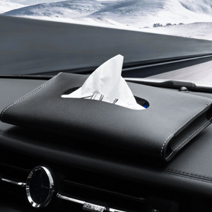 Sang trọng PU da xe mô hộp lưu trữ hộp trang trí treo mô Bìa xe giấy tờ Dispenser chủ - Product Image 3