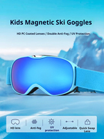 Lunettes de ski anti-buée de haute qualité pour enfants, verres double couche, grande monture, lunettes de snowboard, lunettes de sport d'hiver